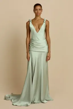 Arcina Ori MADALENA DRESS MINT Size XS for rent on The Volte - image 3
