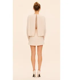 Rachel Gilbert Florida Mini Dress in Champagne Size AU6 for rent on The Volte - image 2