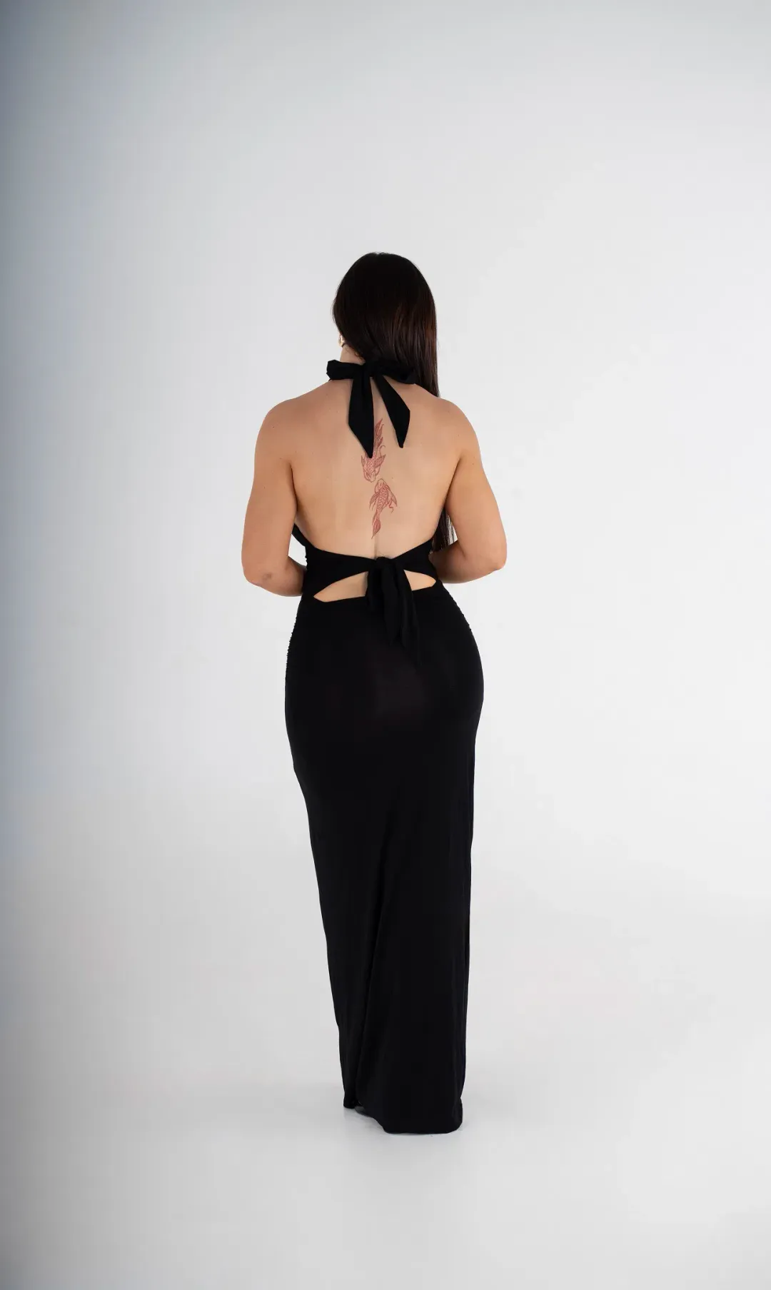 Kookai Leni Maxi Dress Black for rent on The Volte - main image