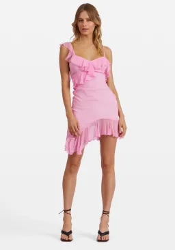 Kim Shui Baby Pink Chiffon Mini Size XS / AU 6 for rent on The Volte - image 1