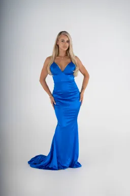 Gossip Gowns Mia Gown Royal Blue for rent on The Volte - image 1
