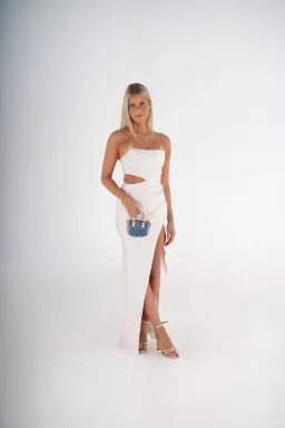 Studio Lexi Milan Maxi Gown White for rent on The Volte - image 1