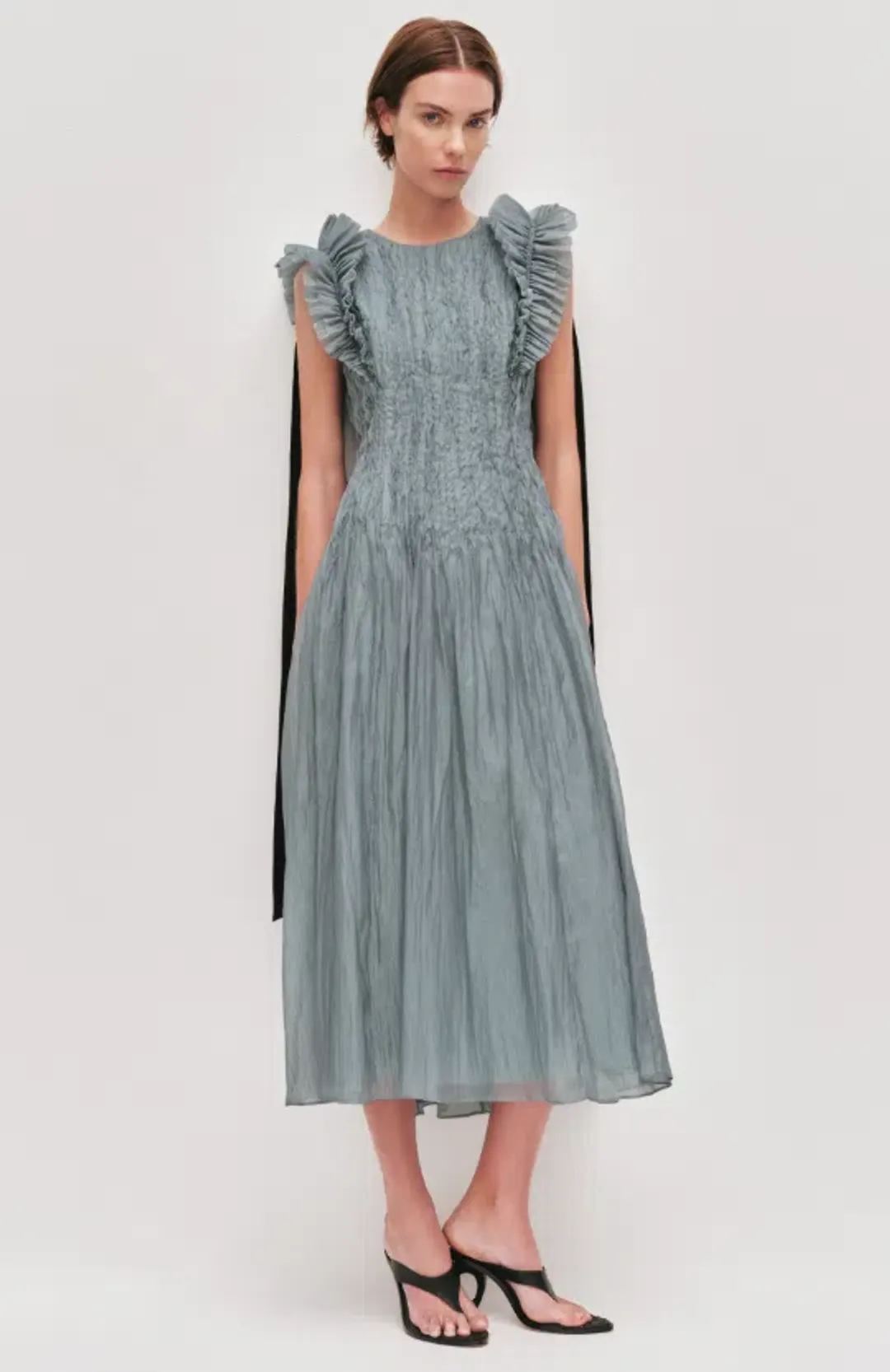 AJE Mathilde Maxi Dress Duck egg Size 8 for rent on The Volte - main image
