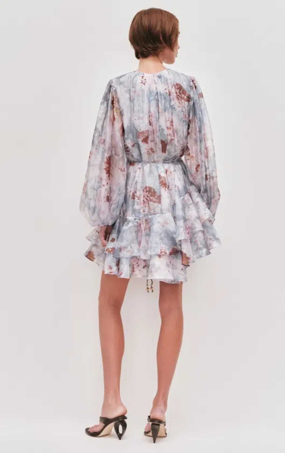 AJE Gabriella Mini Dress Full bloom Size 8 for rent on The Volte - main image