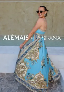 Alèmais x La. Sirena Cassie Exclusive Midi Dress sz 8 for rent on The Volte - image 2