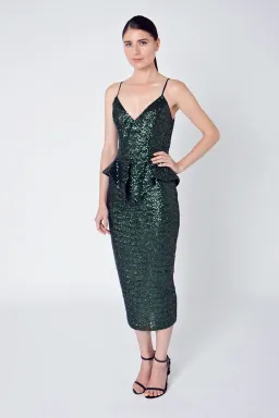 Eileen Kirby Lover Sequin Middy Green Size 12 for rent on The Volte - image 1
