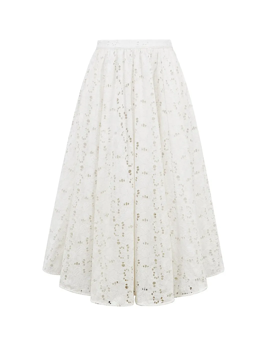 House of CB Francine Midi Skirt XL Cloud Dancer for rent on The Volte - main image
