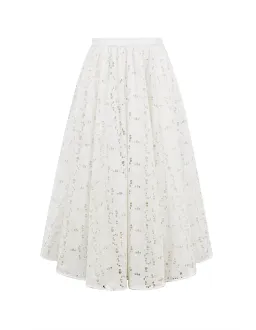 House of CB Francine Midi Skirt XL Cloud Dancer for rent on The Volte - image 4