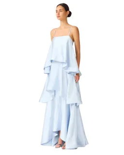 Elliatt Tilly Tiered Maxi Dress Pale Blue Size Small for rent on The Volte - image 3