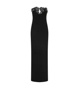 Rachel Gilbert Mirage Maxi Gown Black Size 0 / AU6 for rent on The Volte - image 1