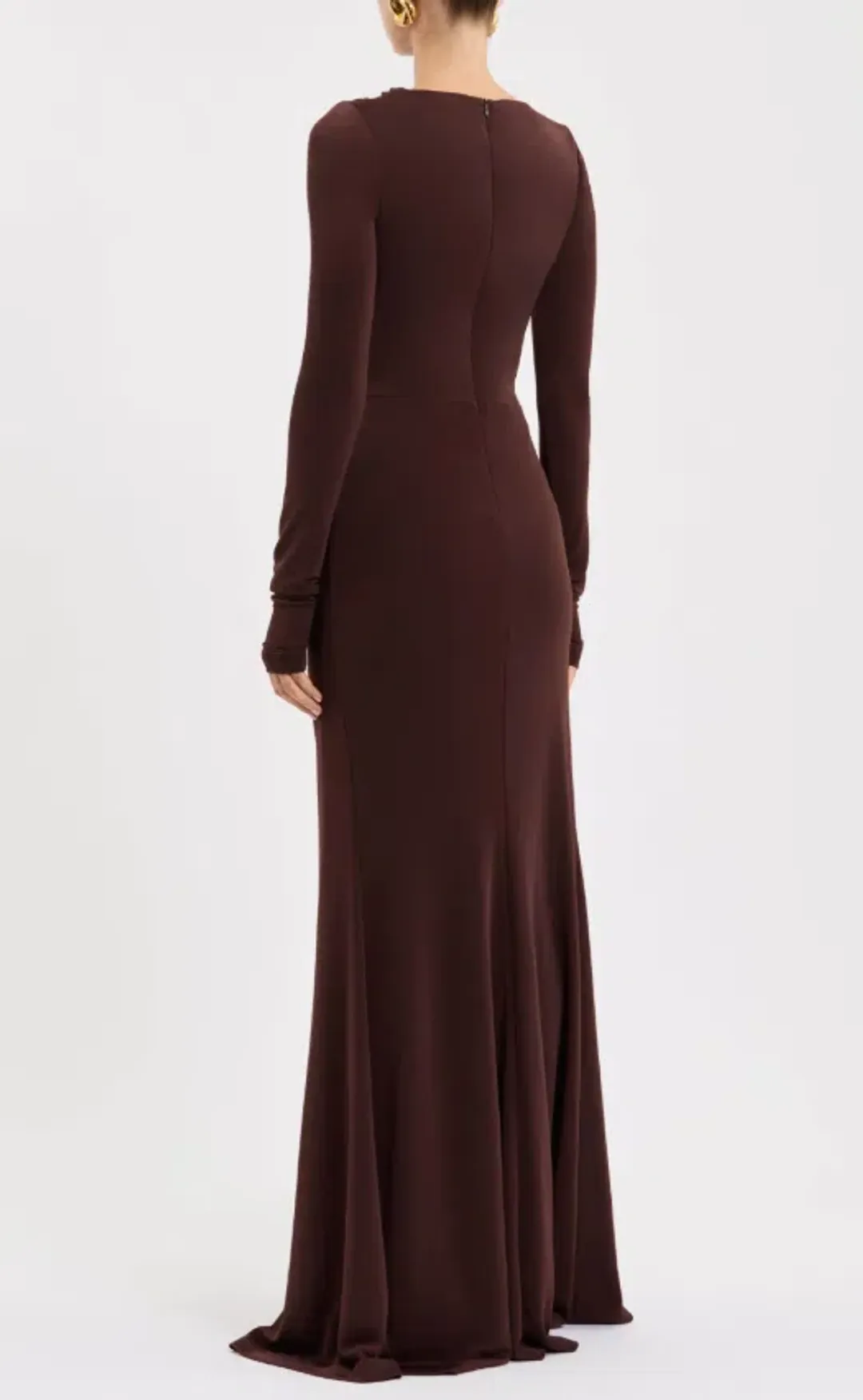 Rebecca Vallance Hazine Long Sleeve Maxi Dress Size 6 for rent on The Volte - main image