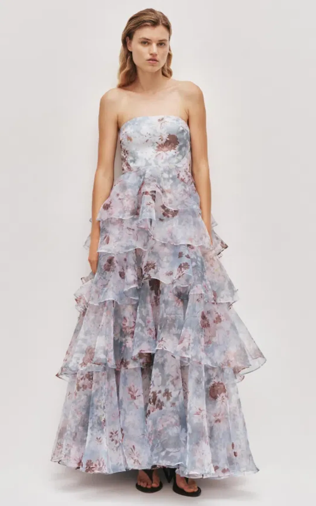 AJE Gabriella Gown Full bloom Size 8 for rent on The Volte - main image