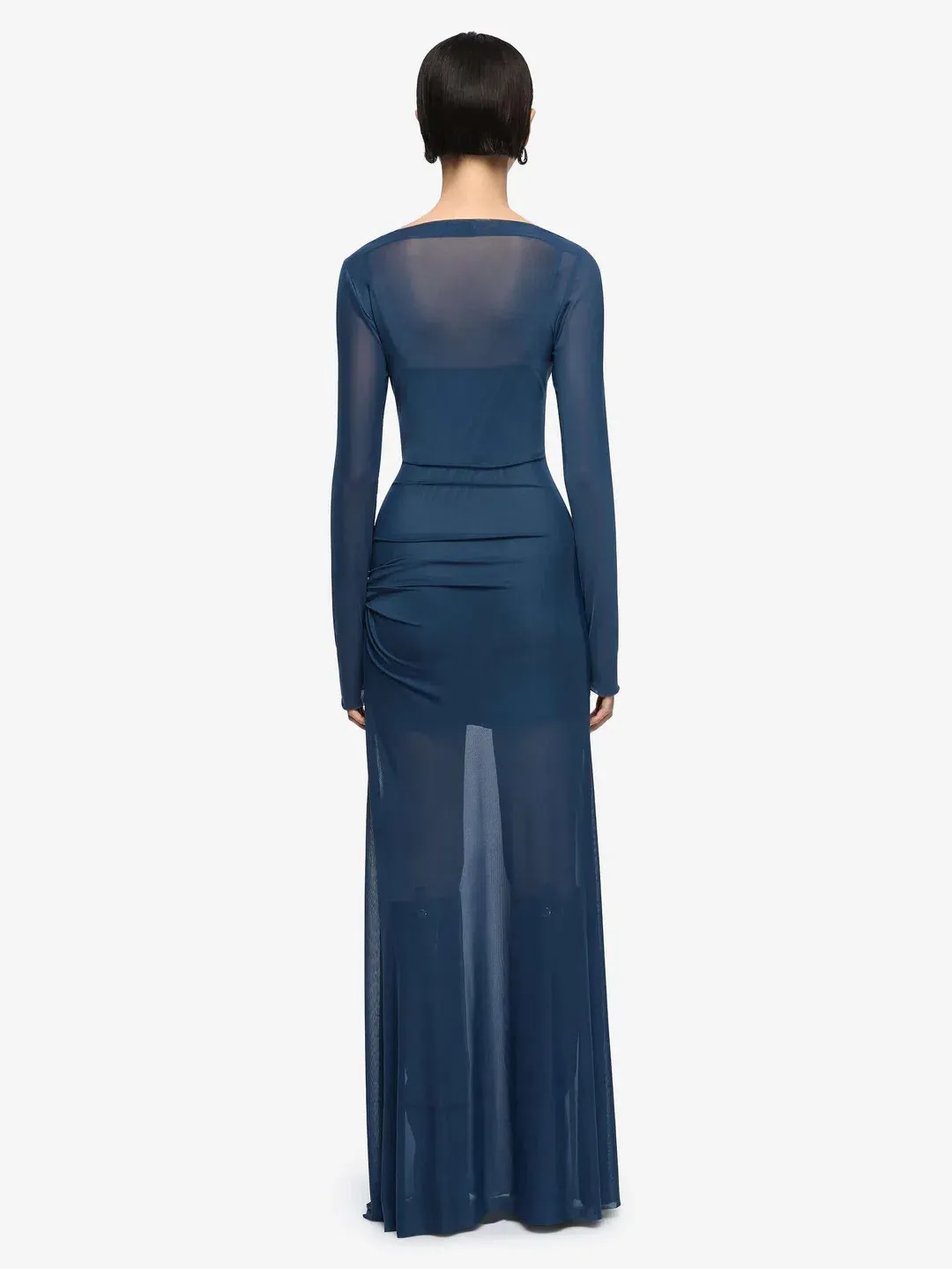 Bec & Bridge Marabou Long Sleeve Maxi Dress size 10 for rent on The Volte - main image