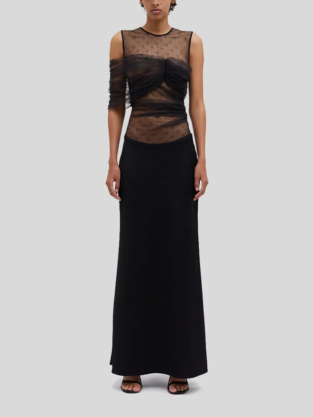 Christopher Esber Black Abysso Volcan Gown - Size 4 AU for rent on The Volte - main image