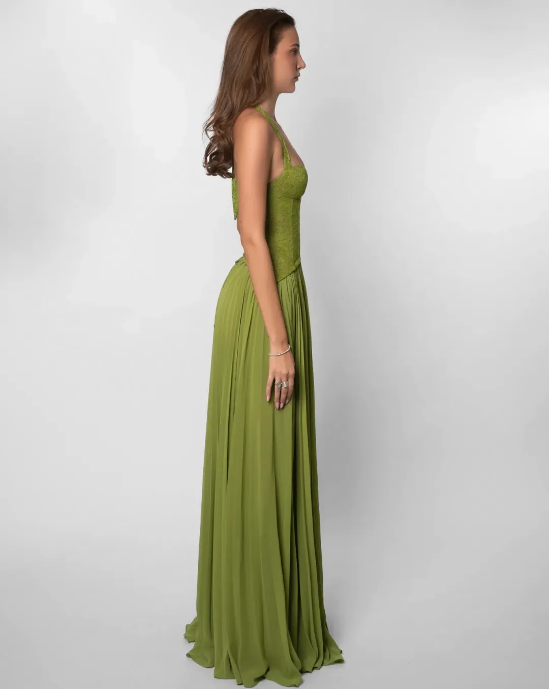 Fenity Gaia Dress Green Size S / AU 8 for rent on The Volte - main image