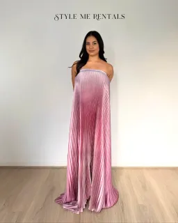 L'idee Bisous Strapless Gown Mauve Ombre Size 8 for rent on The Volte - image 5