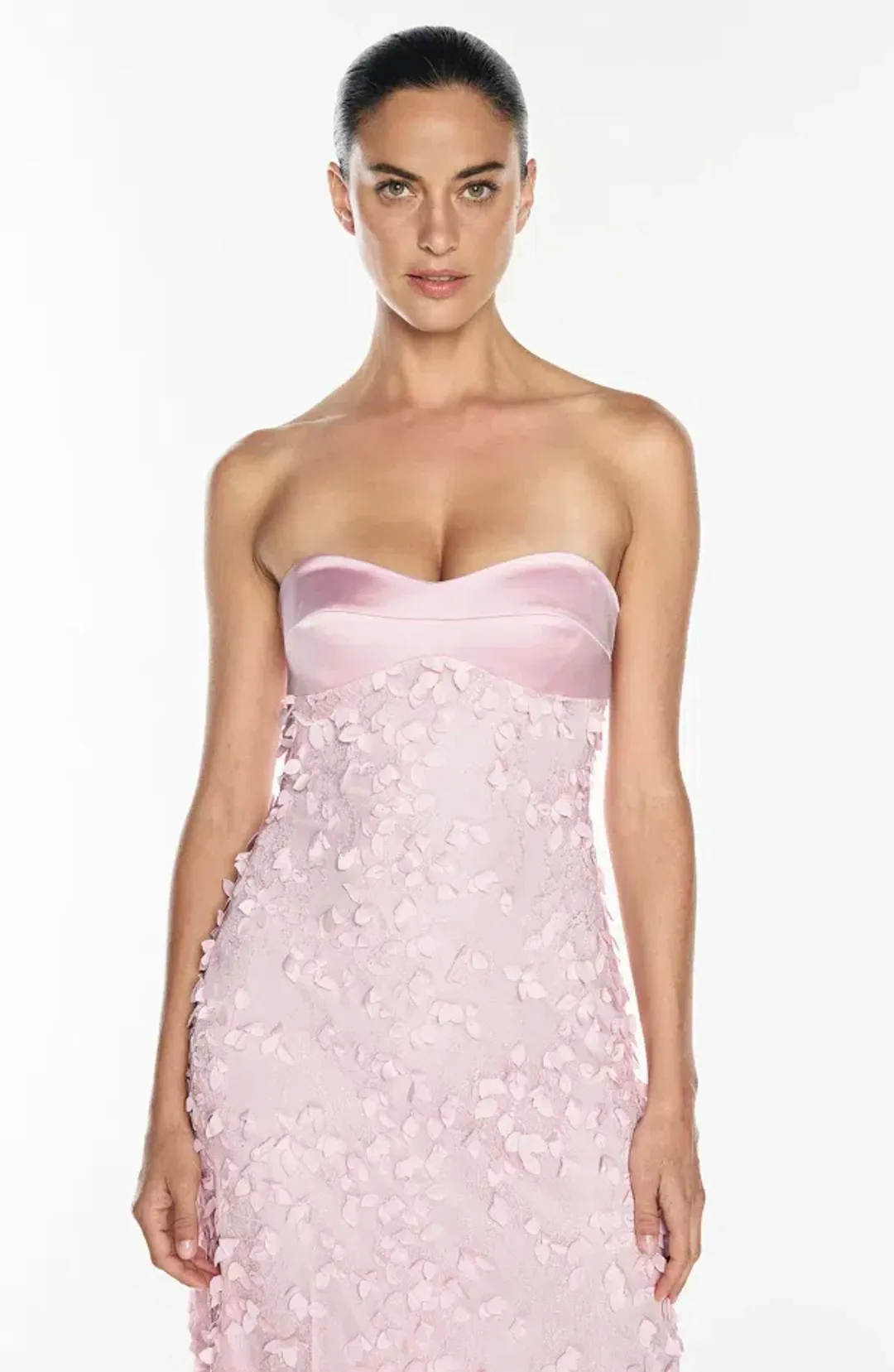 ENCHANTMENT BALCONETTE DRESS | PETAL PINK - SIZE 10 for rent on The Volte - main image