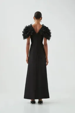 🖤 BRAND NEW AJE Muse Maxi Dress – Black – Size 10 AU Gown 🖤 for rent on The Volte - image 2