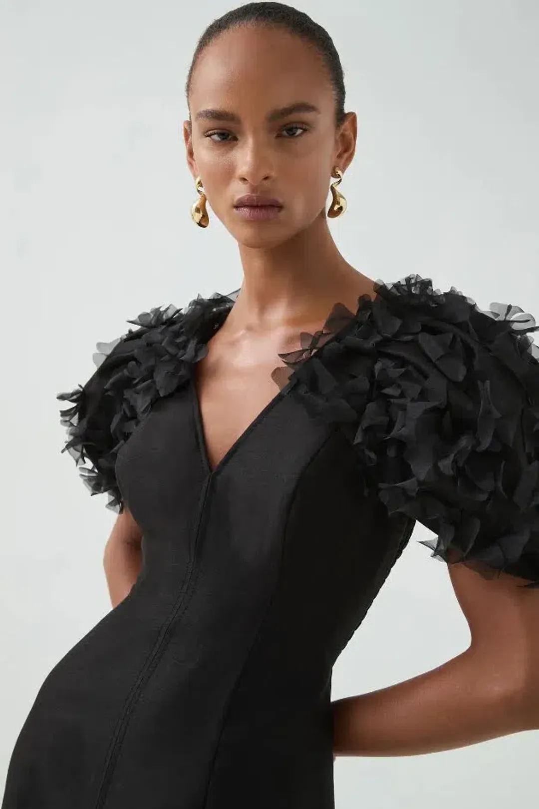🖤 BRAND NEW AJE Muse Maxi Dress – Black – Size 10 AU Gown 🖤 for rent on The Volte - main image
