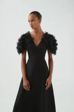 🖤 BRAND NEW AJE Muse Maxi Dress – Black – Size 10 AU Gown 🖤 for rent on The Volte - image 5