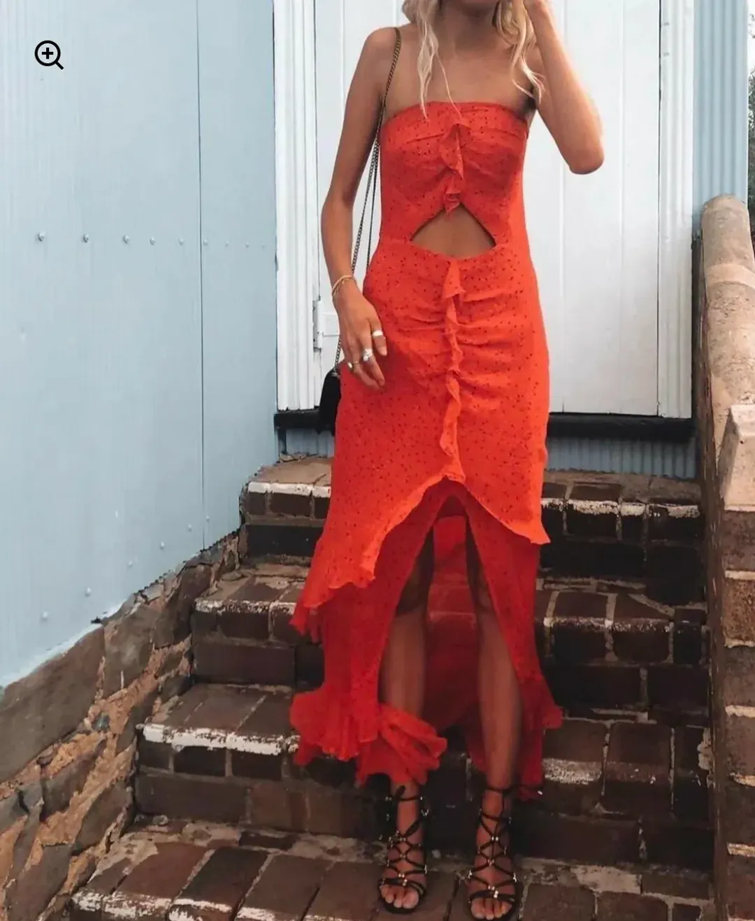 BEC & BRIDGE FRENCH KISS RED MAXI DRESS SIZE 8 for rent on The Volte - main image