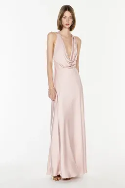 Manning Cartell Charmed Cowl Slip Dress Rose Pink Size 12 for rent on The Volte - image 1
