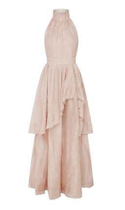 Aje Sienna Dress Blush Size 8 for rent on The Volte - image 3