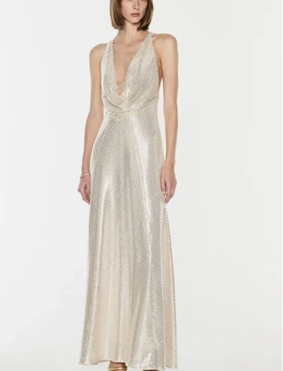Manning Cartell High Voltage Cowl Dress Size 10 for rent on The Volte - main image