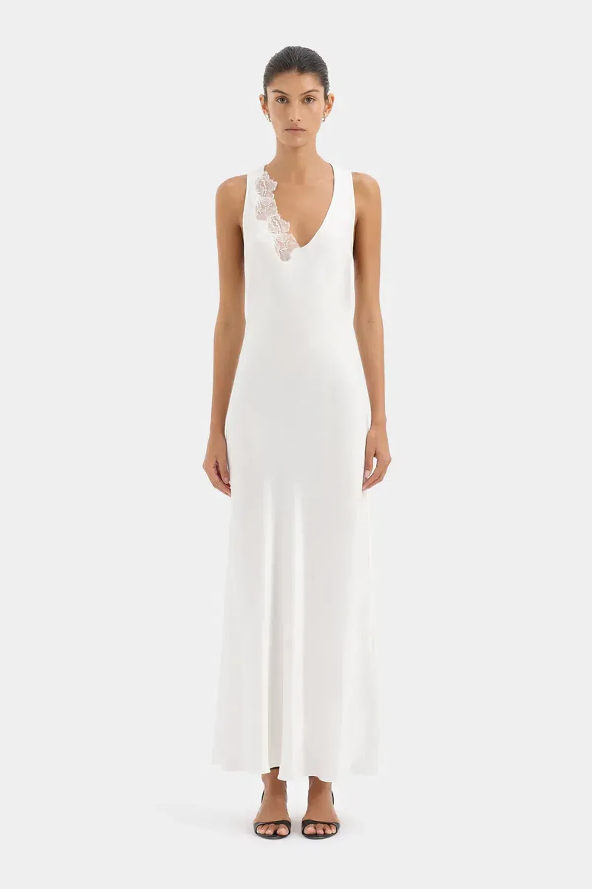 Sir Montparnasse Gown in ivory for rent on The Volte - main image