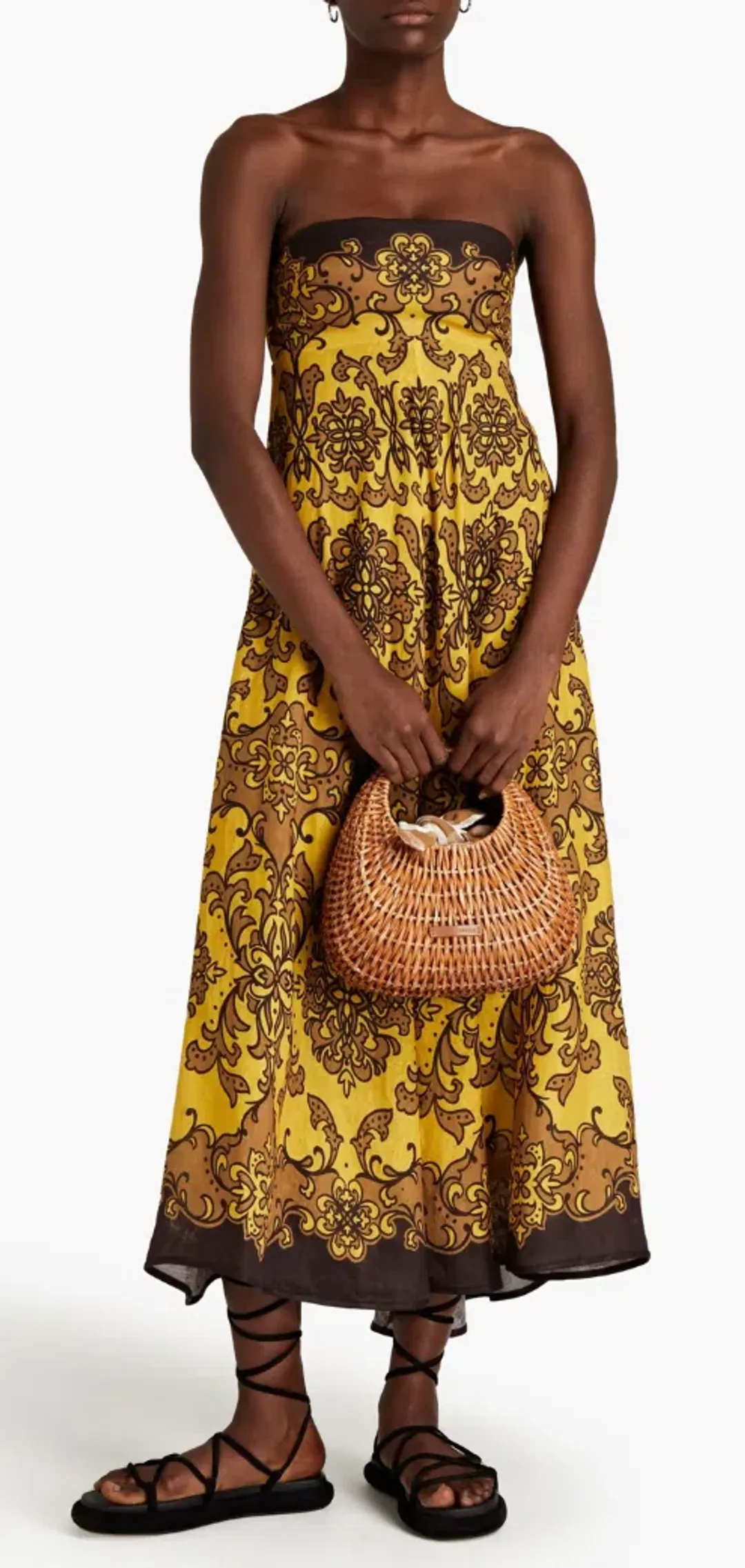 ZIMMERMANN NINA LINEN SUNDRESS SIZE 1 for rent on The Volte - main image