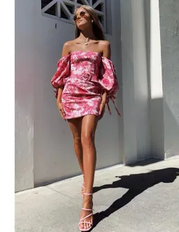 Sheike Ditsy Floral Dress Pink Size 8 for rent on The Volte - image 5