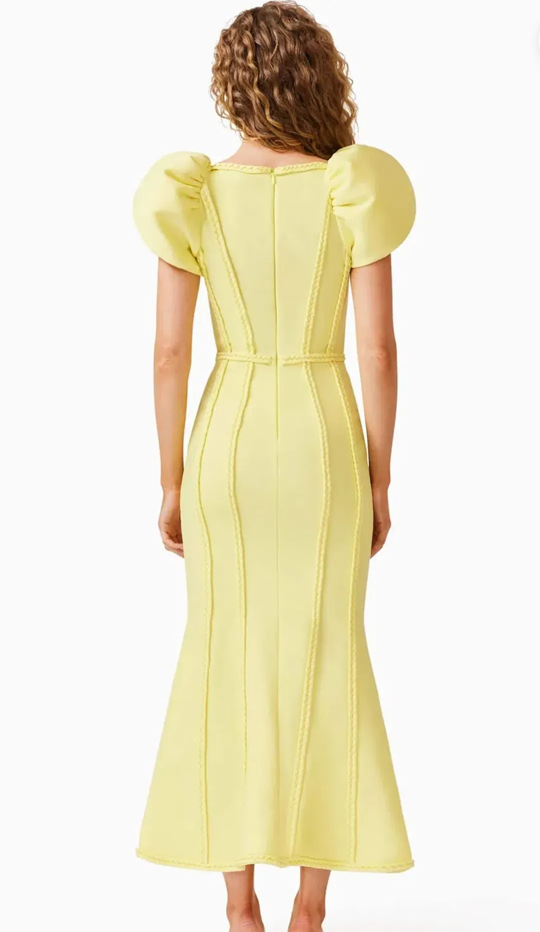 Elliatt- Katlyn Maxi Dress- Yellow- Size Medium for rent on The Volte - main image