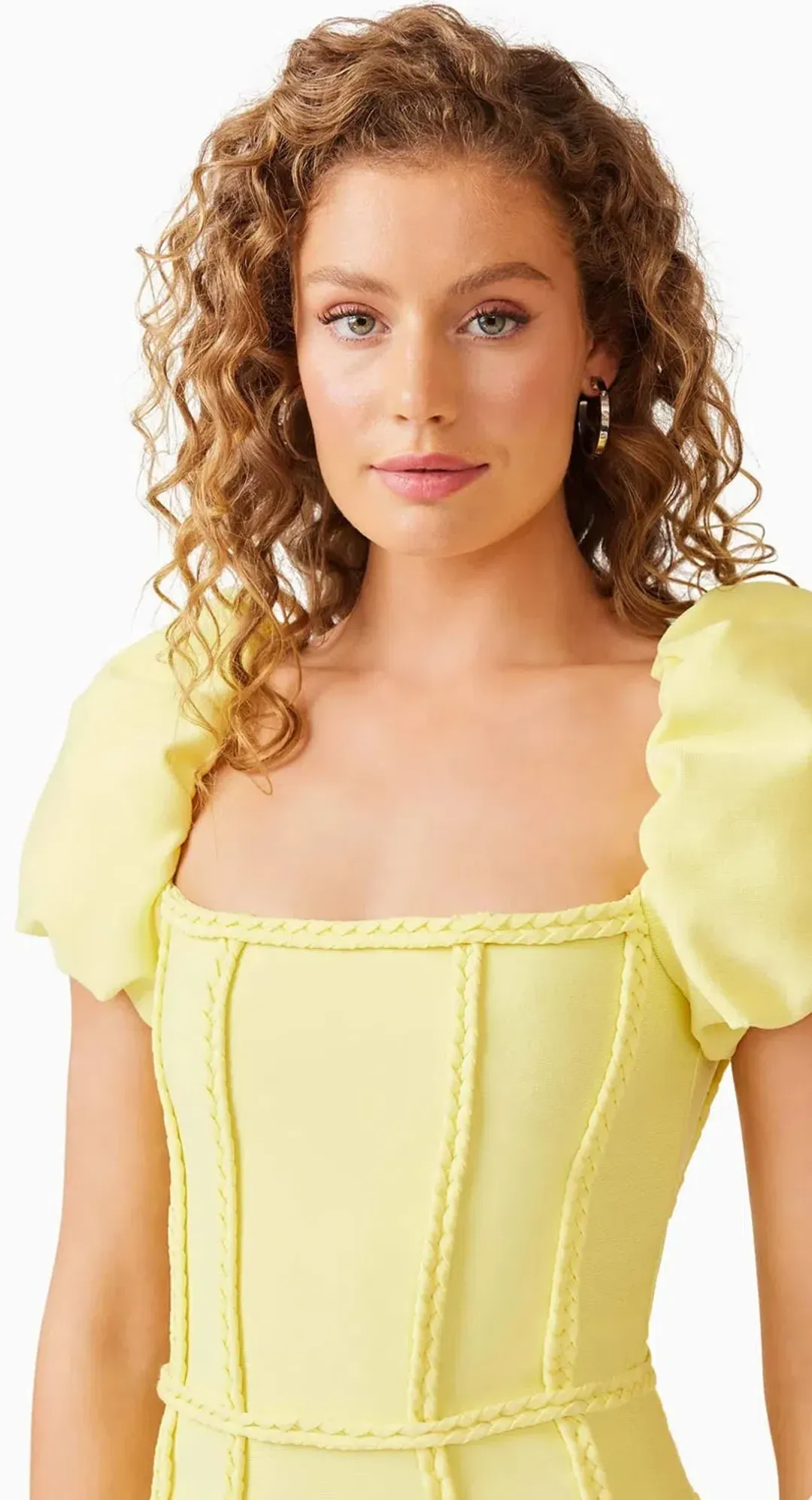Elliatt- Katlyn Maxi Dress- Yellow- Size Medium for rent on The Volte - main image