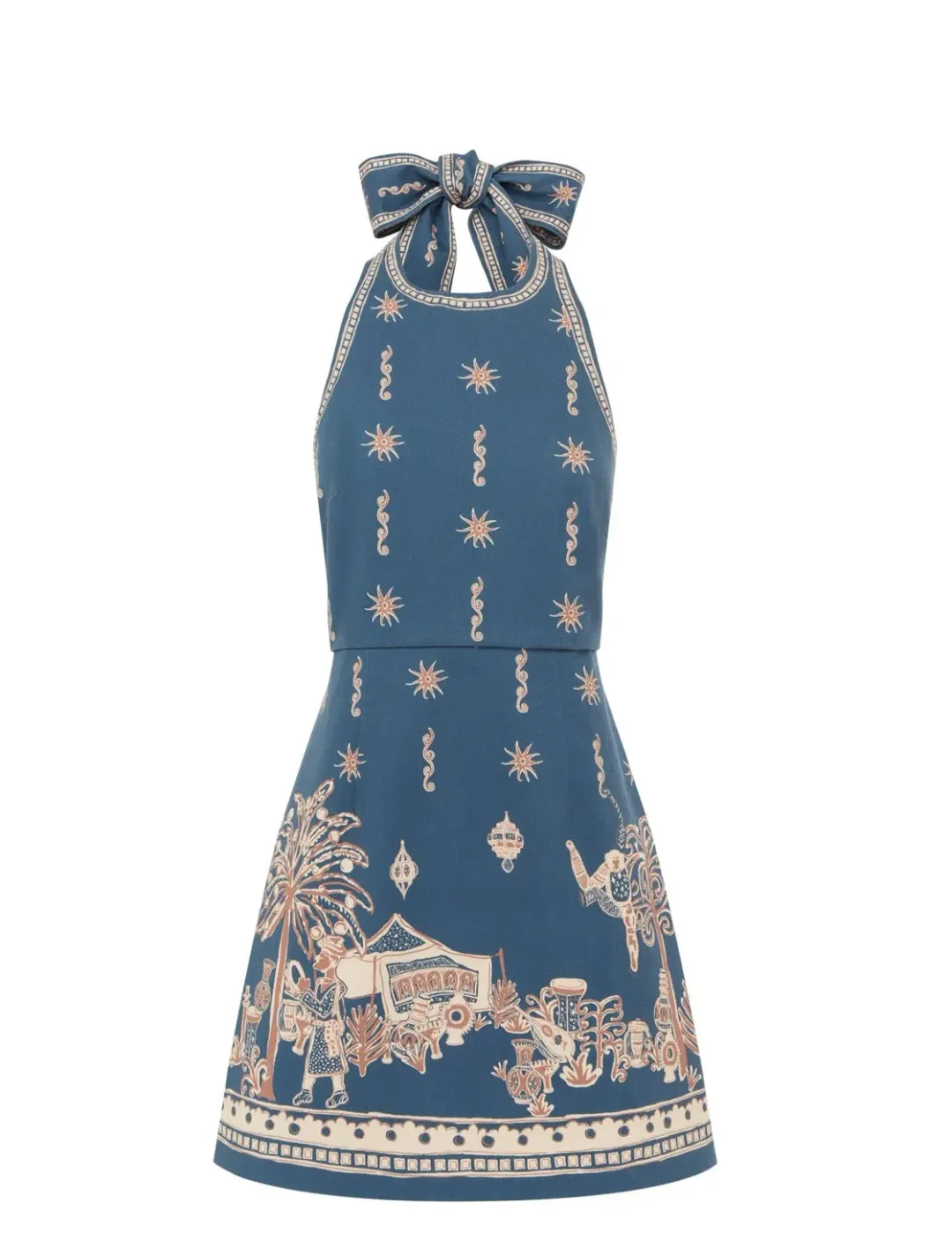 ALEMAIS- Acacia Mini Dress- Blue- Size 10 for rent on The Volte - main image