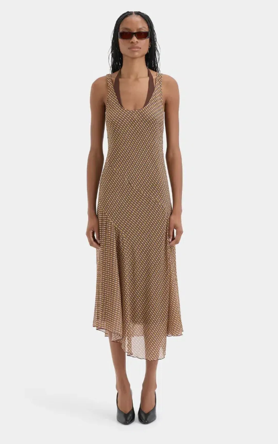 Sir the Label Cooper Layered Midi Dress Size 0 for rent on The Volte - main image
