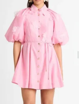 Sheike- Mini Dress- Garden Rose Pink- Size 16 for rent on The Volte - image 1