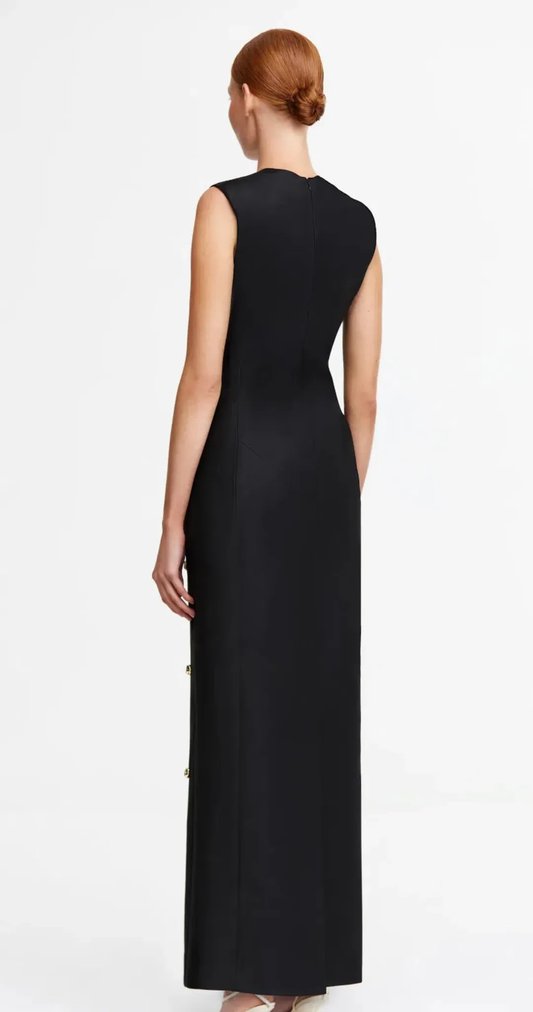 Acler- Pattison Maxi Dress- Dark Baroque/Black- Size 16 for rent on The Volte - main image