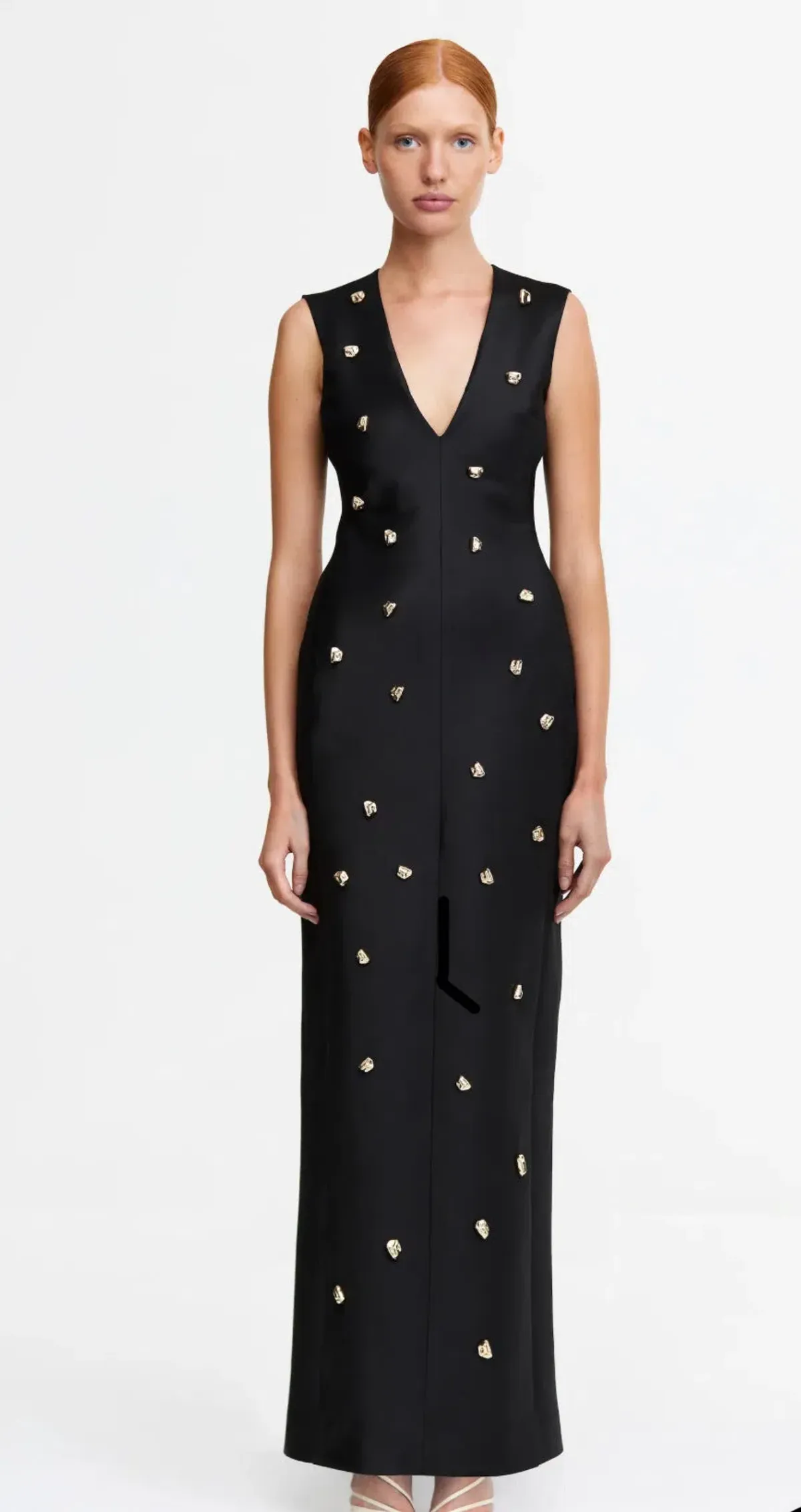 Acler- Pattison Maxi Dress- Dark Baroque/Black- Size 16 for rent on The Volte - main image