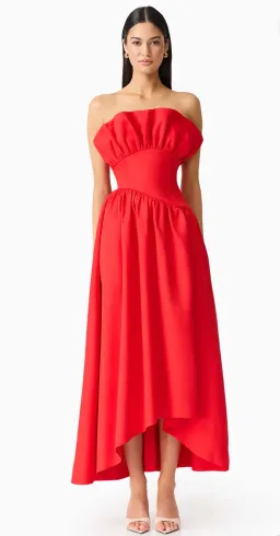 Elliatt- Laurel Sleeveless Maxi Dress- Red- Size Extra Large for rent on The Volte - image 1