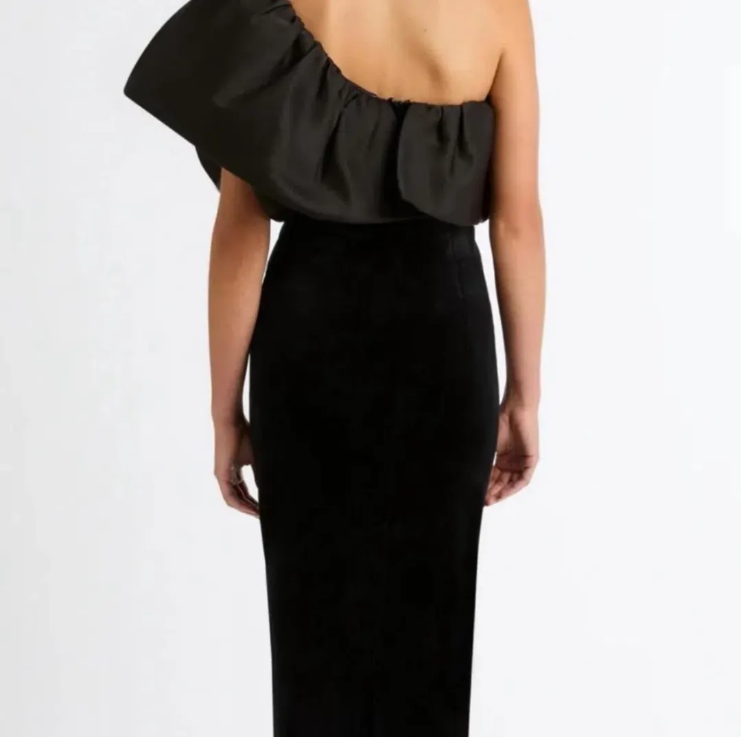 SHEIKE- One Shoulder Dress- Black- Size 14 for rent on The Volte - main image