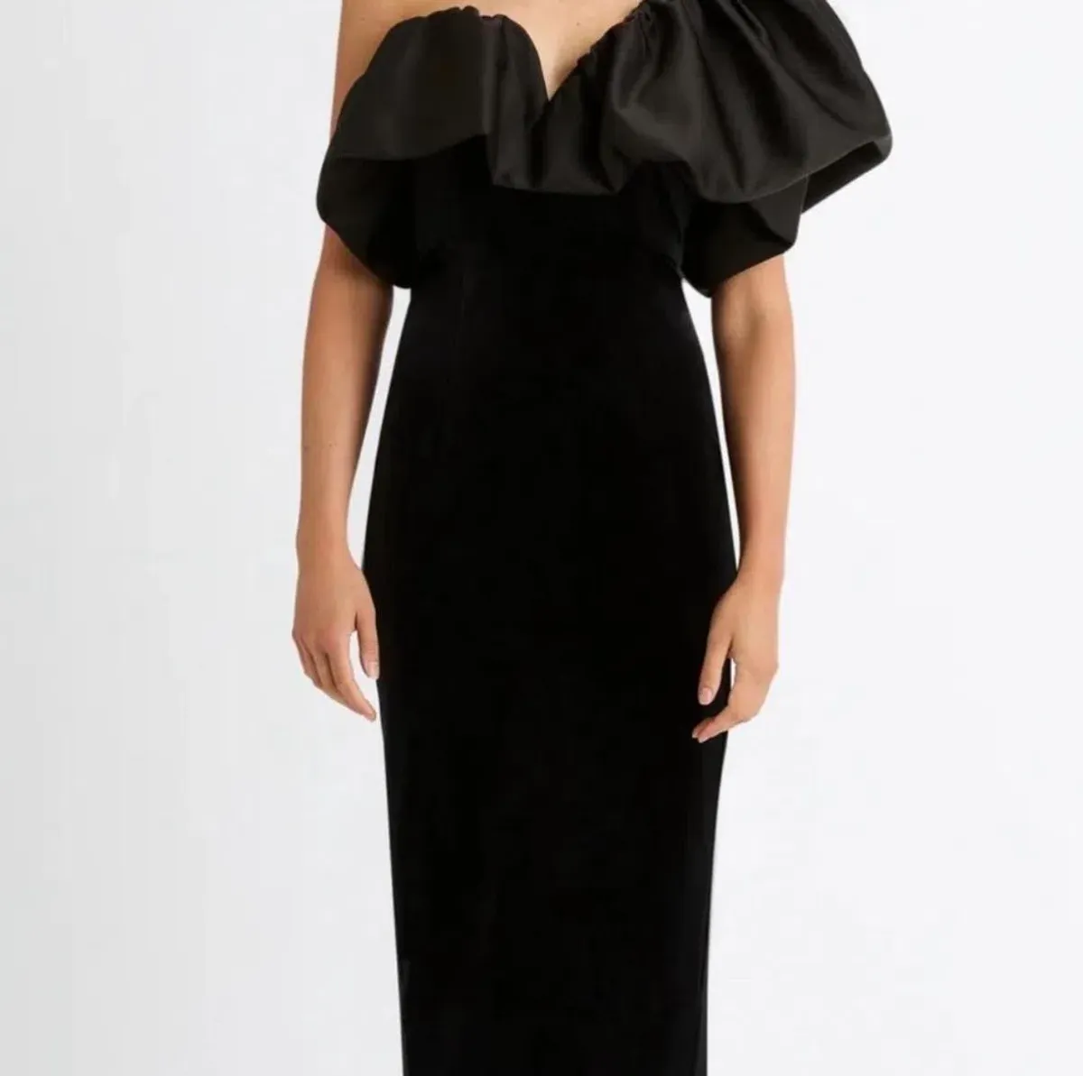 SHEIKE- One Shoulder Dress- Black- Size 14 for rent on The Volte - main image