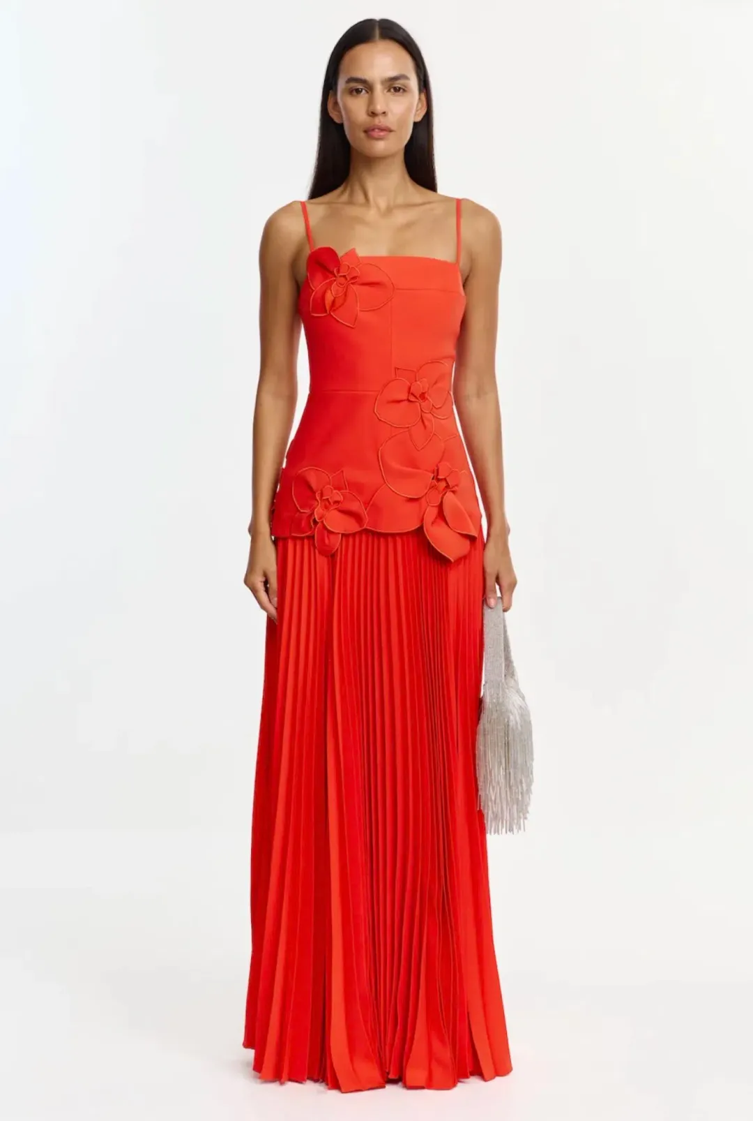 Acler Avision Maxi Dress Chilli 8 for rent on The Volte - main image