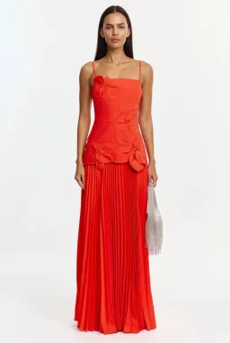Acler Avision Maxi Dress Chilli 10 for rent on The Volte - image 1