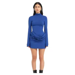 BENNI Veda Mini Dress In Cobalt Blue | Size AU 8 for rent on The Volte - image 1