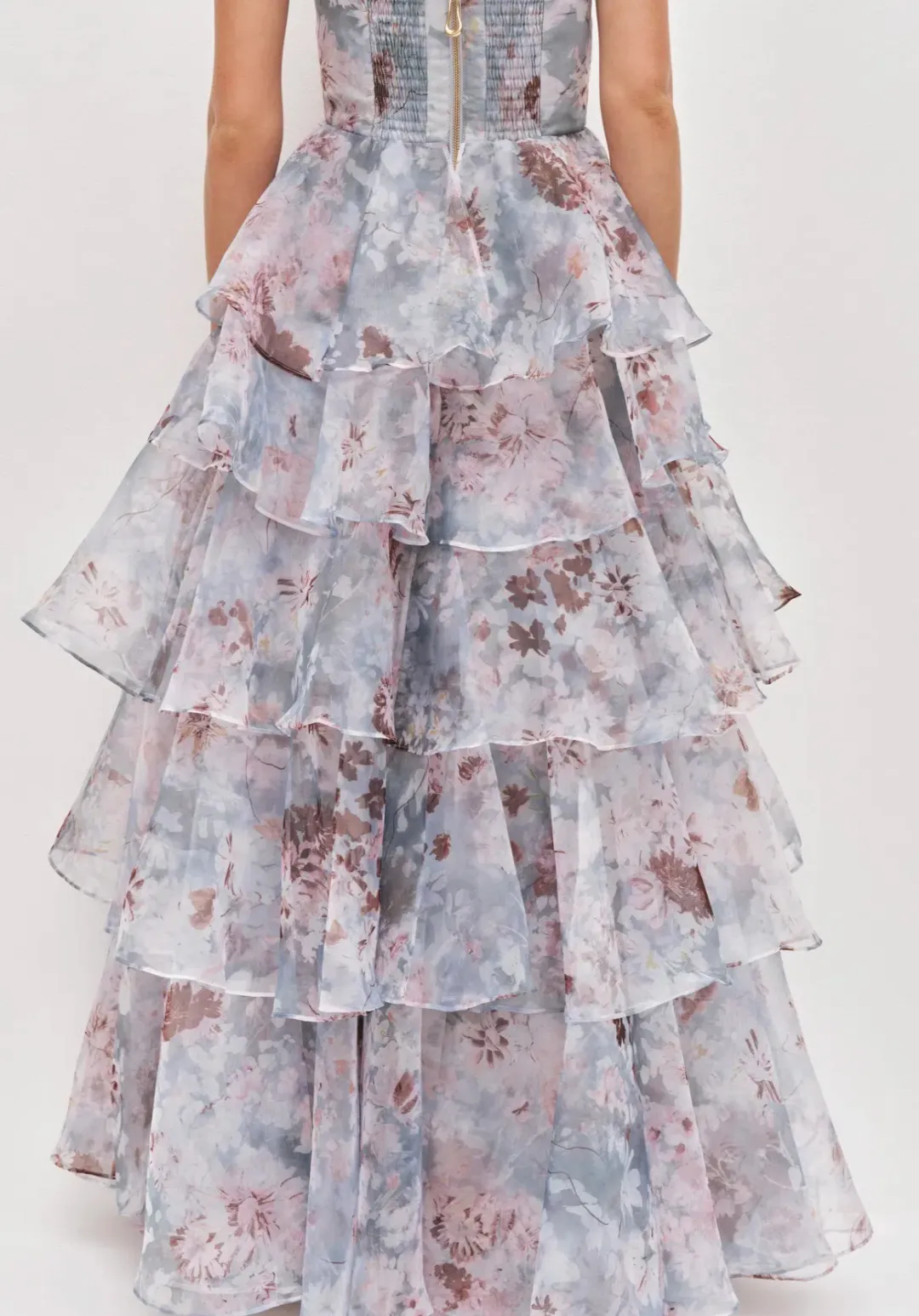 Aje Gabriella gown full bloom size 6 for rent on The Volte - main image
