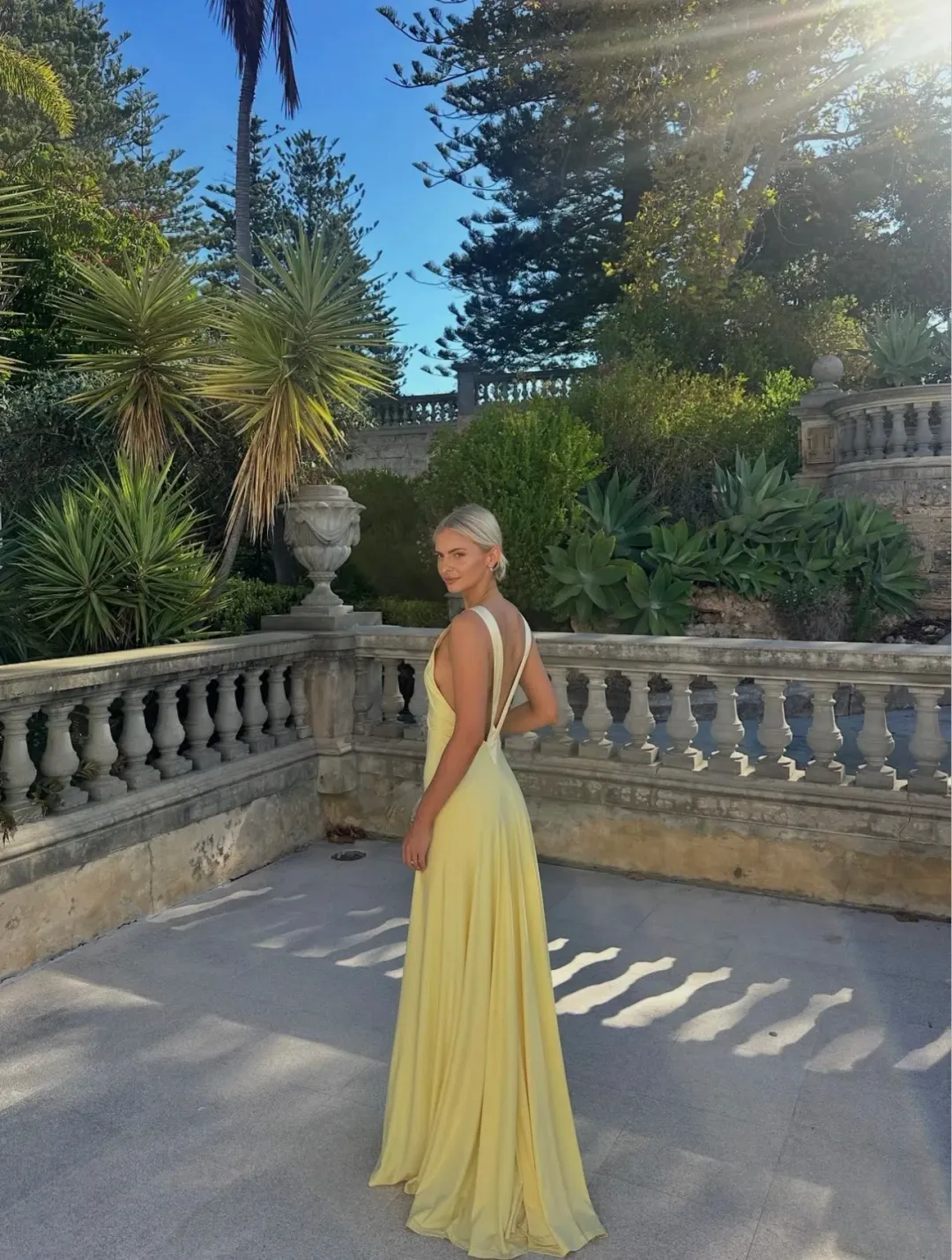 ROSA GOWN | LEMON - SIZE 6 for rent on The Volte - main image