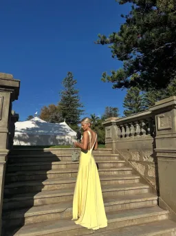 ROSA GOWN | LEMON - SIZE 8 for rent on The Volte - image 3