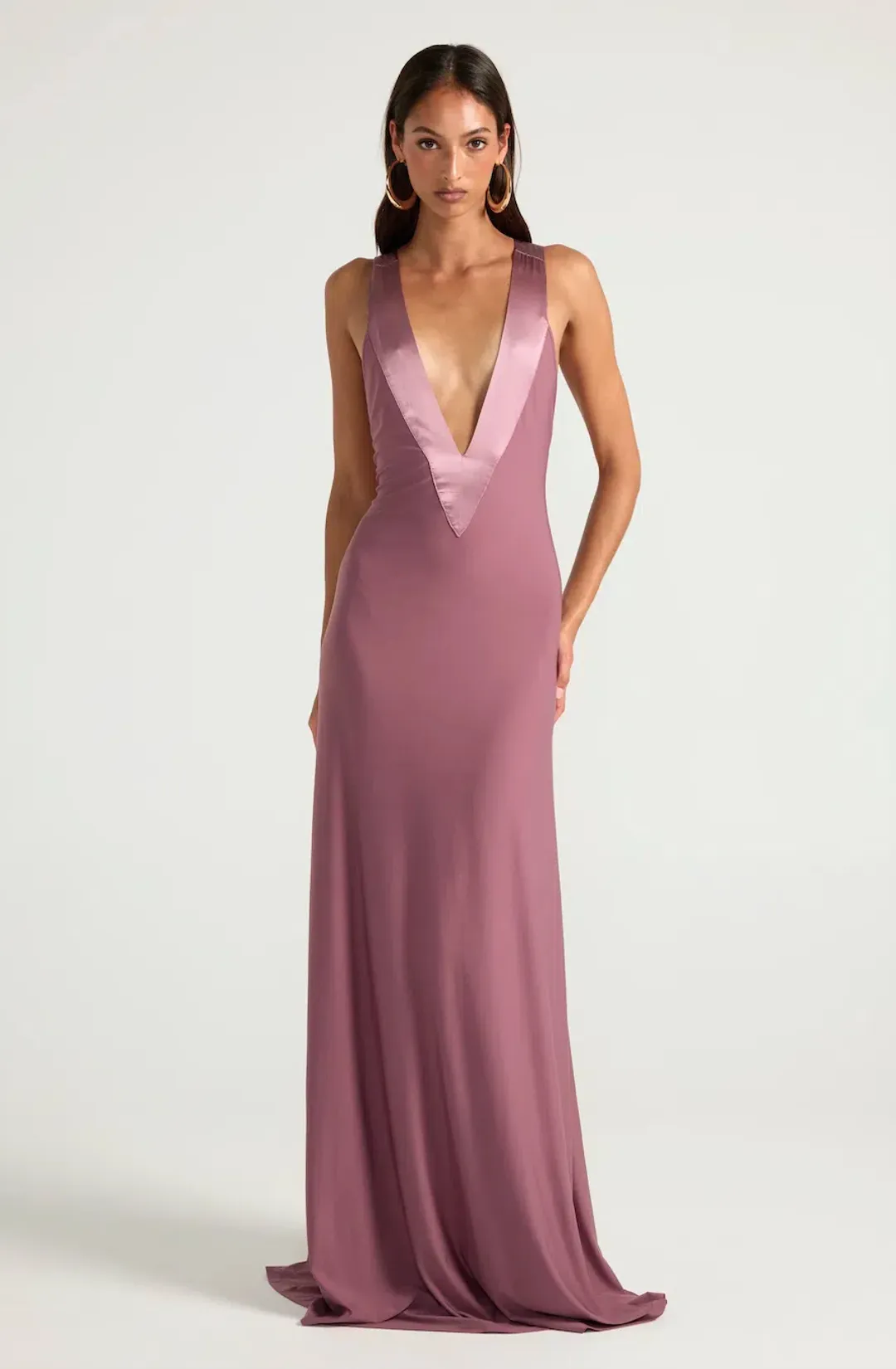 ROSA GOWN | MAUVE - SIZE 8 for rent on The Volte - main image