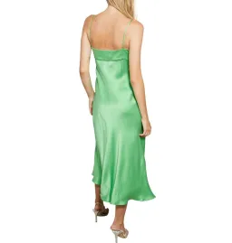 Bec & Bridge Sour Apple Silk Dress Green Size AU 6 for rent on The Volte - image 3