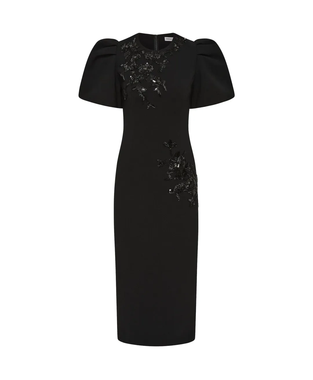 Rebecca Vallance Livia Midi Dress in Black Size AU 10 for rent on The Volte - main image